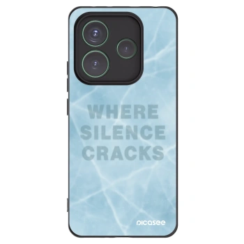 Picasee silikonski črni ovitek za Xiaomi Redmi Note 14 5G - SILENCE
