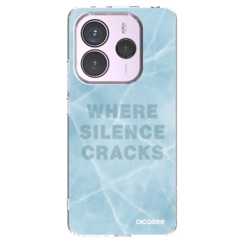 Picasee silikonski prozorni ovitek za Xiaomi Redmi Note 14 5G - SILENCE