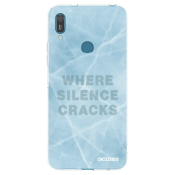 Picasee silikonski prozorni ovitek za Huawei Y7 2019 - SILENCE