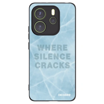 Picasee silikonski črni ovitek za Xiaomi Redmi Note 14 4G - SILENCE