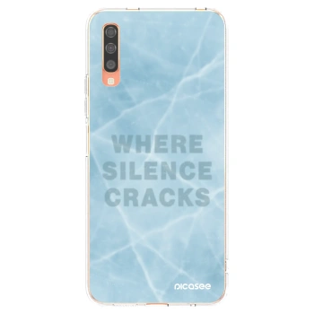 Picasee silikonski prozorni ovitek za Samsung Galaxy A70 A705F - SILENCE