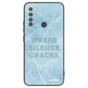 Picasee silikonski črni ovitek za Xiaomi Redmi Note 8 - SILENCE