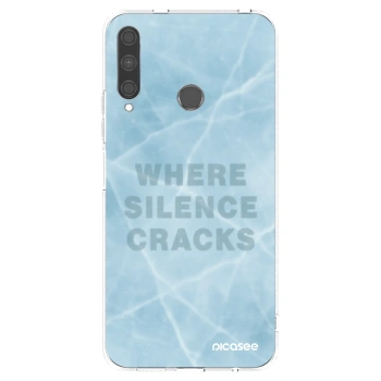 Picasee silikonski prozorni ovitek za Huawei P40 Lite E - SILENCE