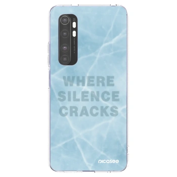 Picasee silikonski prozorni ovitek za Xiaomi Mi Note 10 Lite - SILENCE
