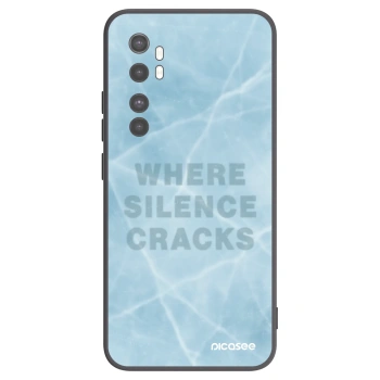 Picasee silikonski črni ovitek za Xiaomi Mi Note 10 Lite - SILENCE