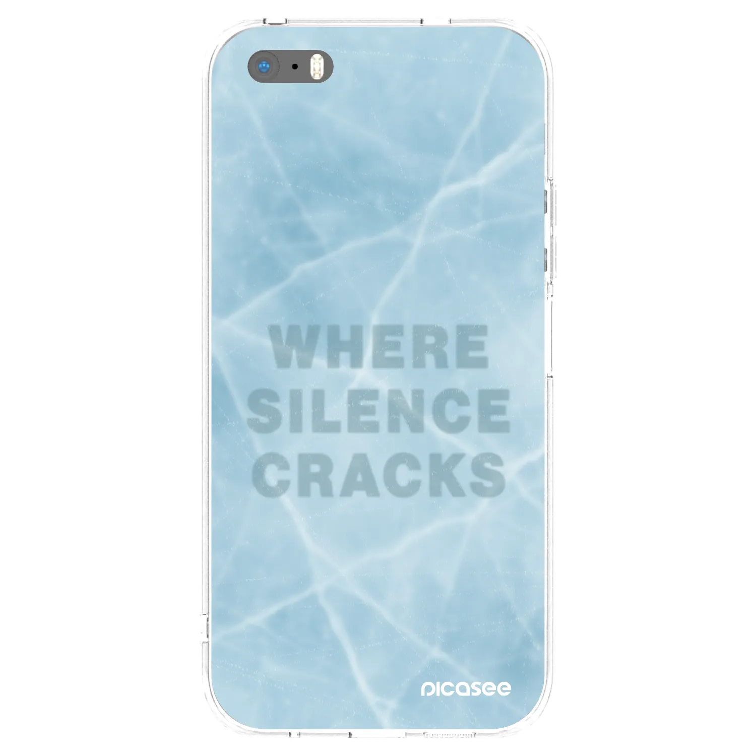 Picasee silikonski prozorni ovitek za Apple iPhone 6 Plus/6S Plus - SILENCE