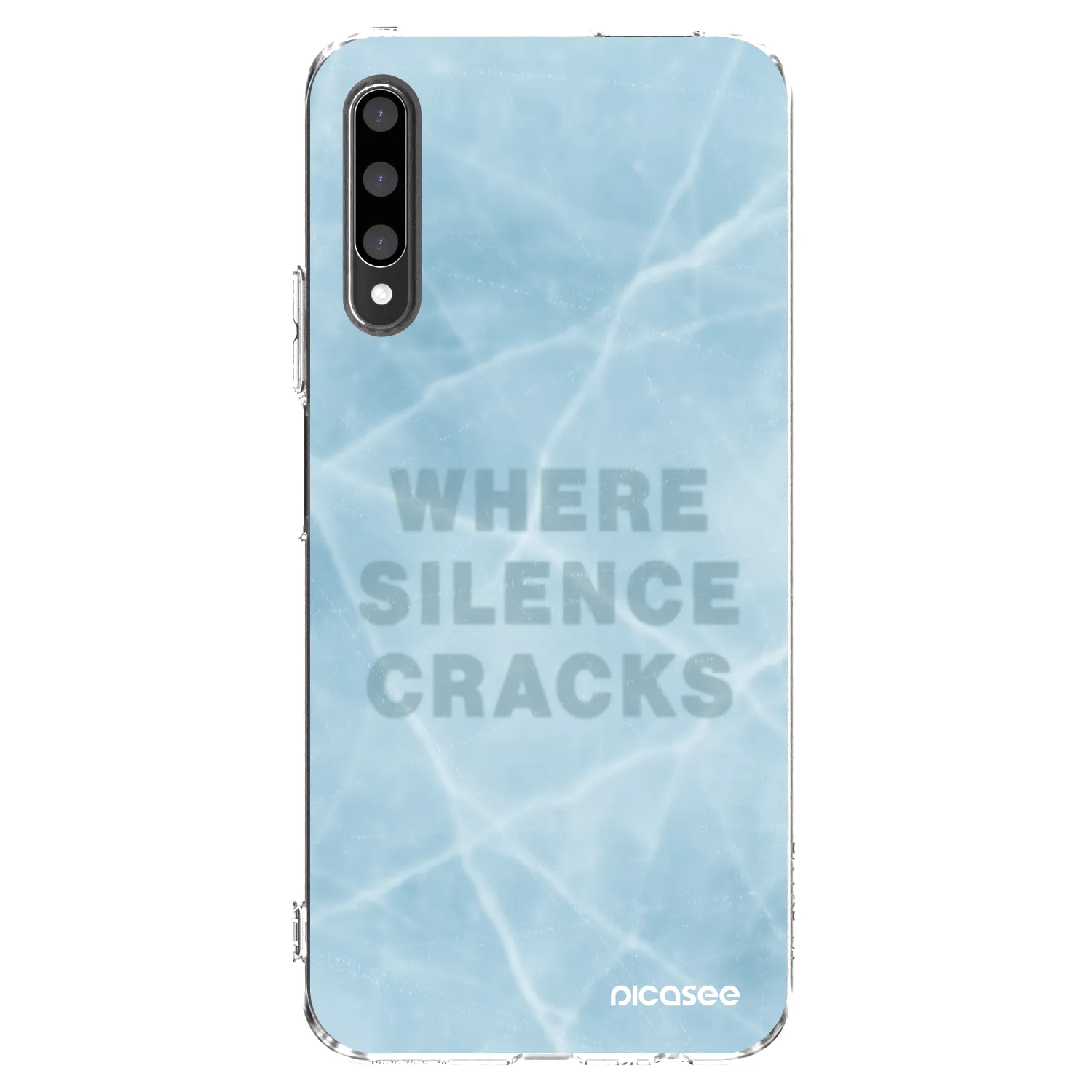 Picasee silikonski prozorni ovitek za Honor 9X Pro - SILENCE