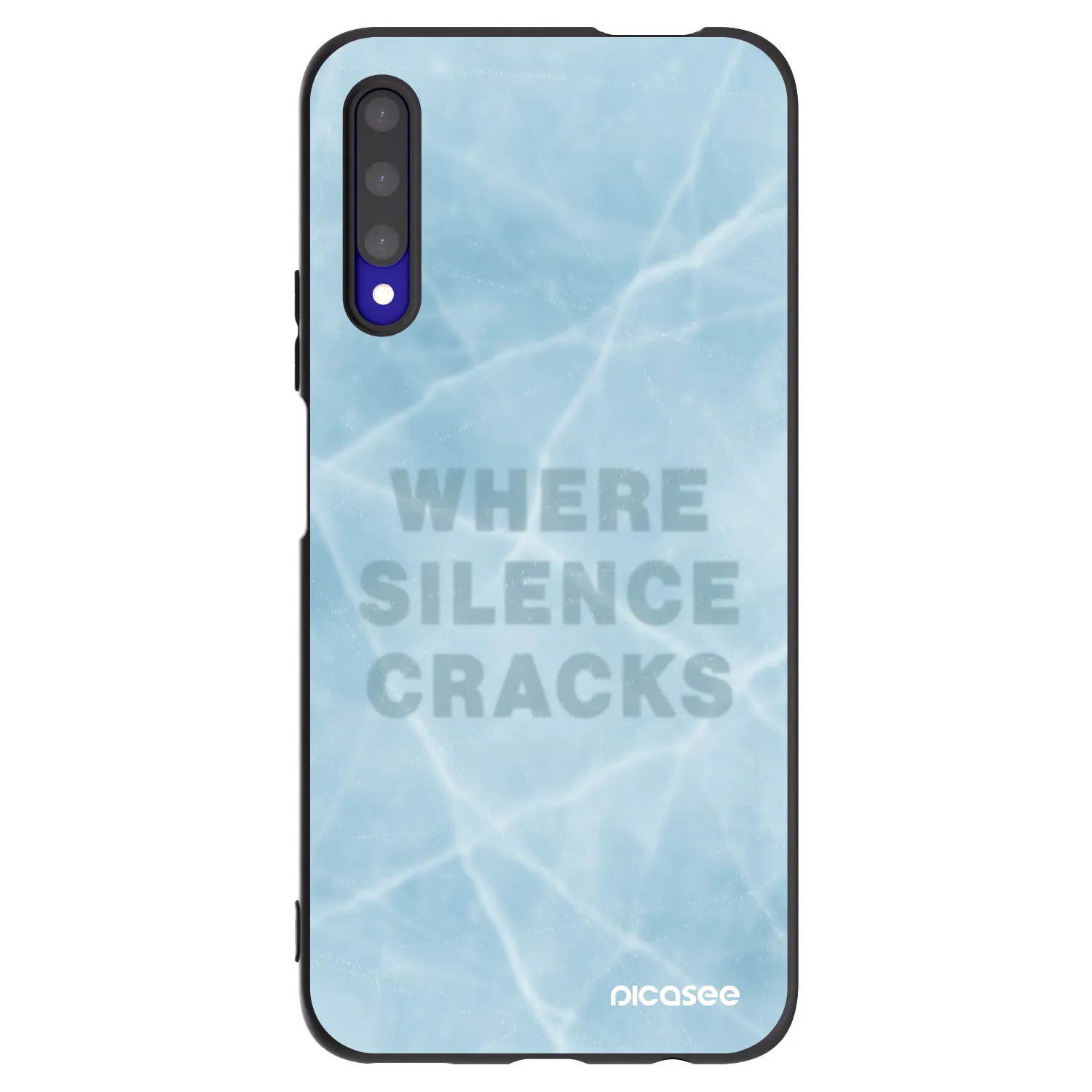 Picasee silikonski črni ovitek za Honor 9X Pro - SILENCE