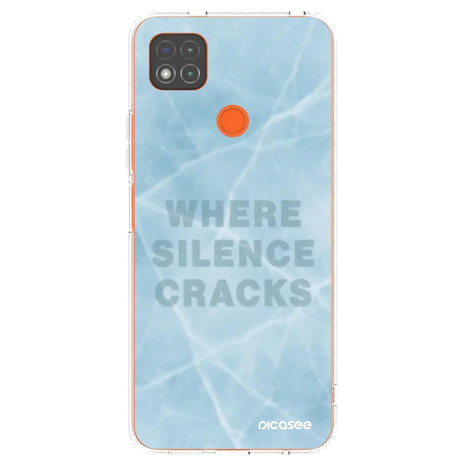 Picasee silikonski prozorni ovitek za Xiaomi Redmi 9C - SILENCE