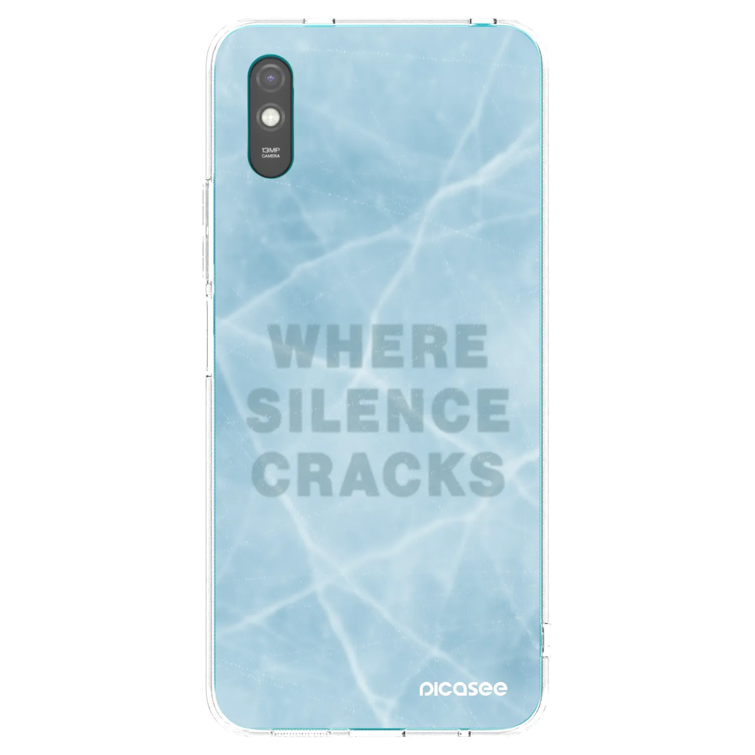 Picasee silikonski prozorni ovitek za Xiaomi Redmi 9A - SILENCE
