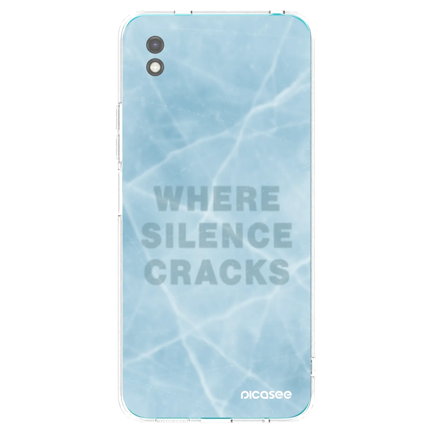 Picasee silikonski črni ovitek za Xiaomi Redmi 9A - SILENCE