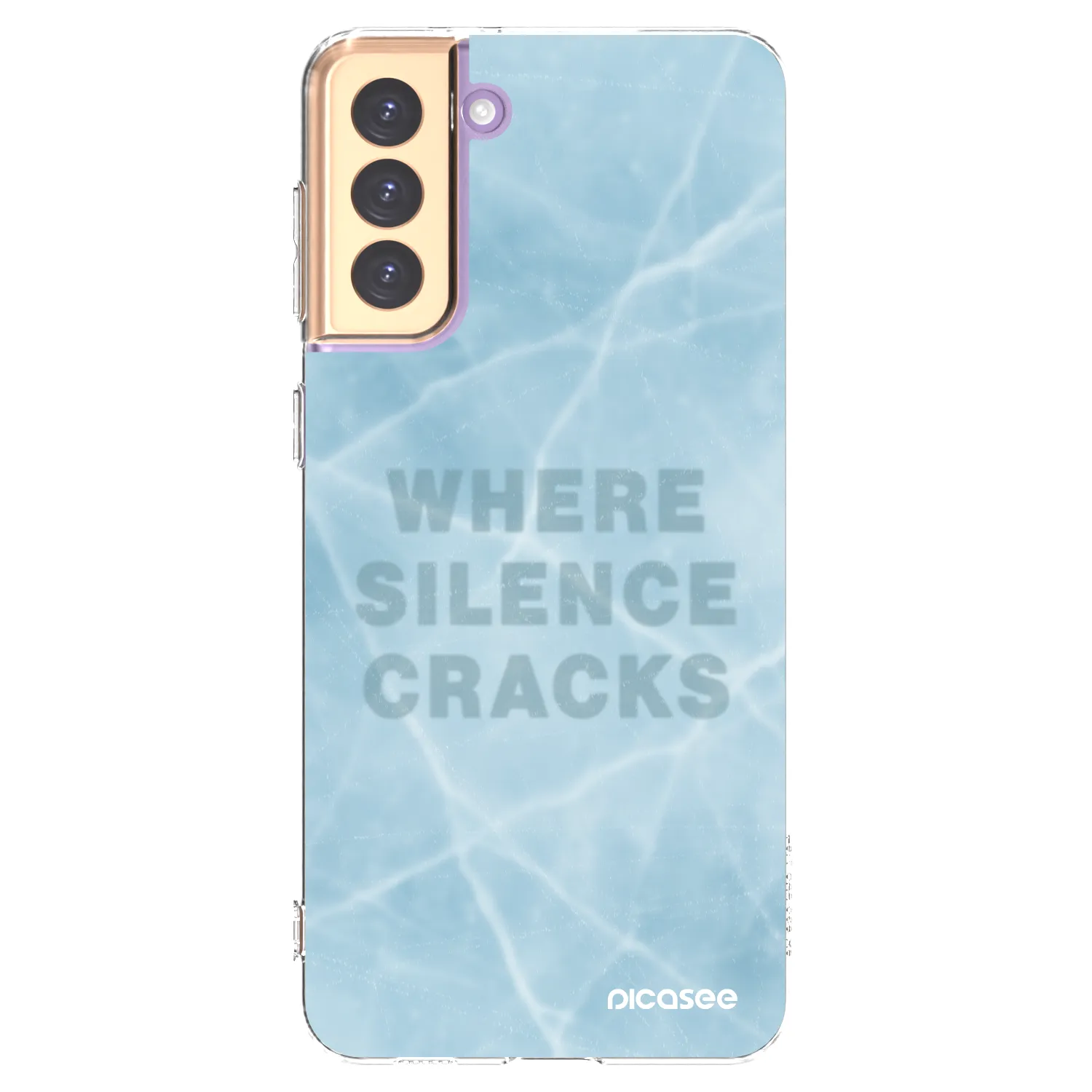 Picasee silikonski prozorni ovitek za Samsung Galaxy S21+ 5G G996F - SILENCE