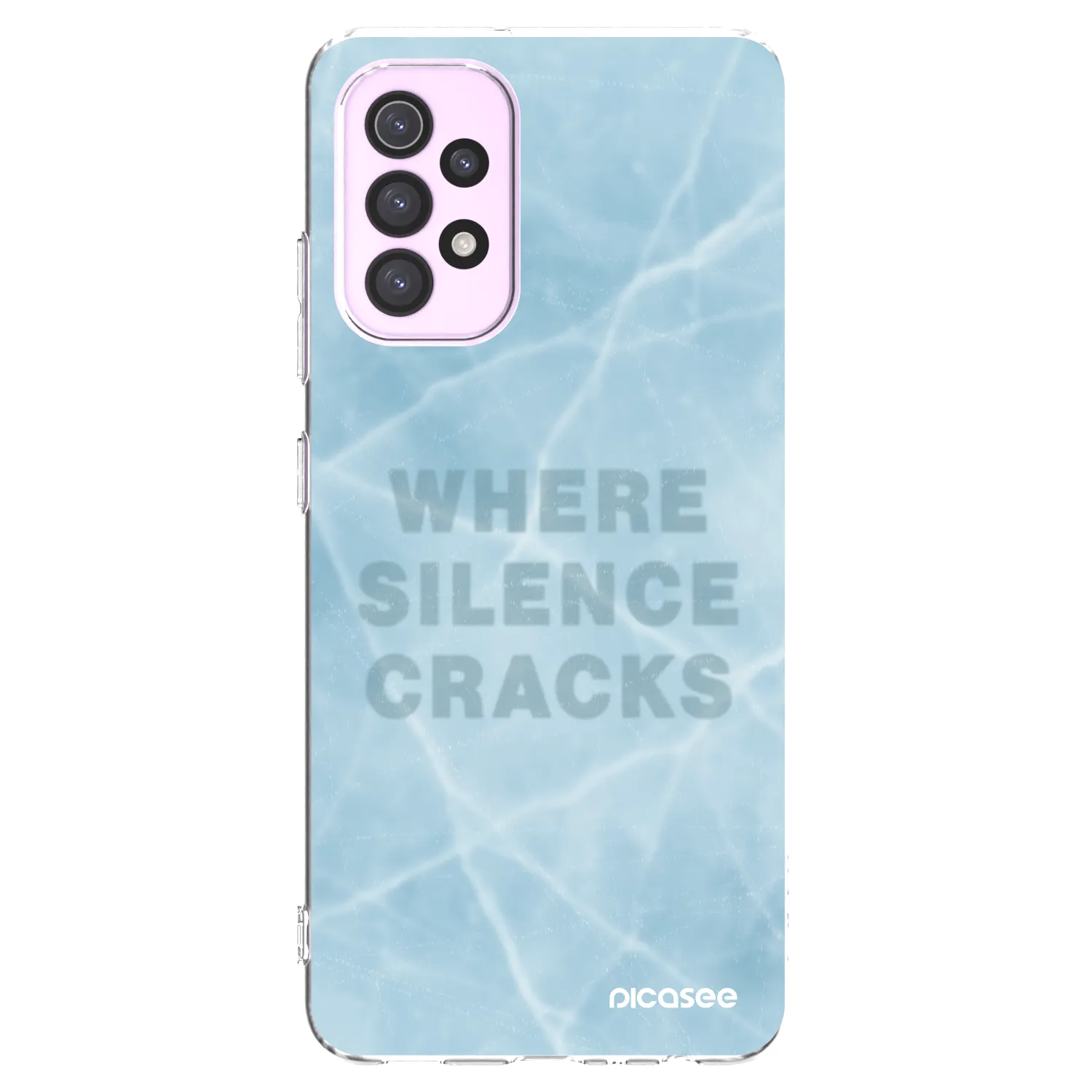 Picasee silikonski prozorni ovitek za Samsung Galaxy A32 5G A326B - SILENCE