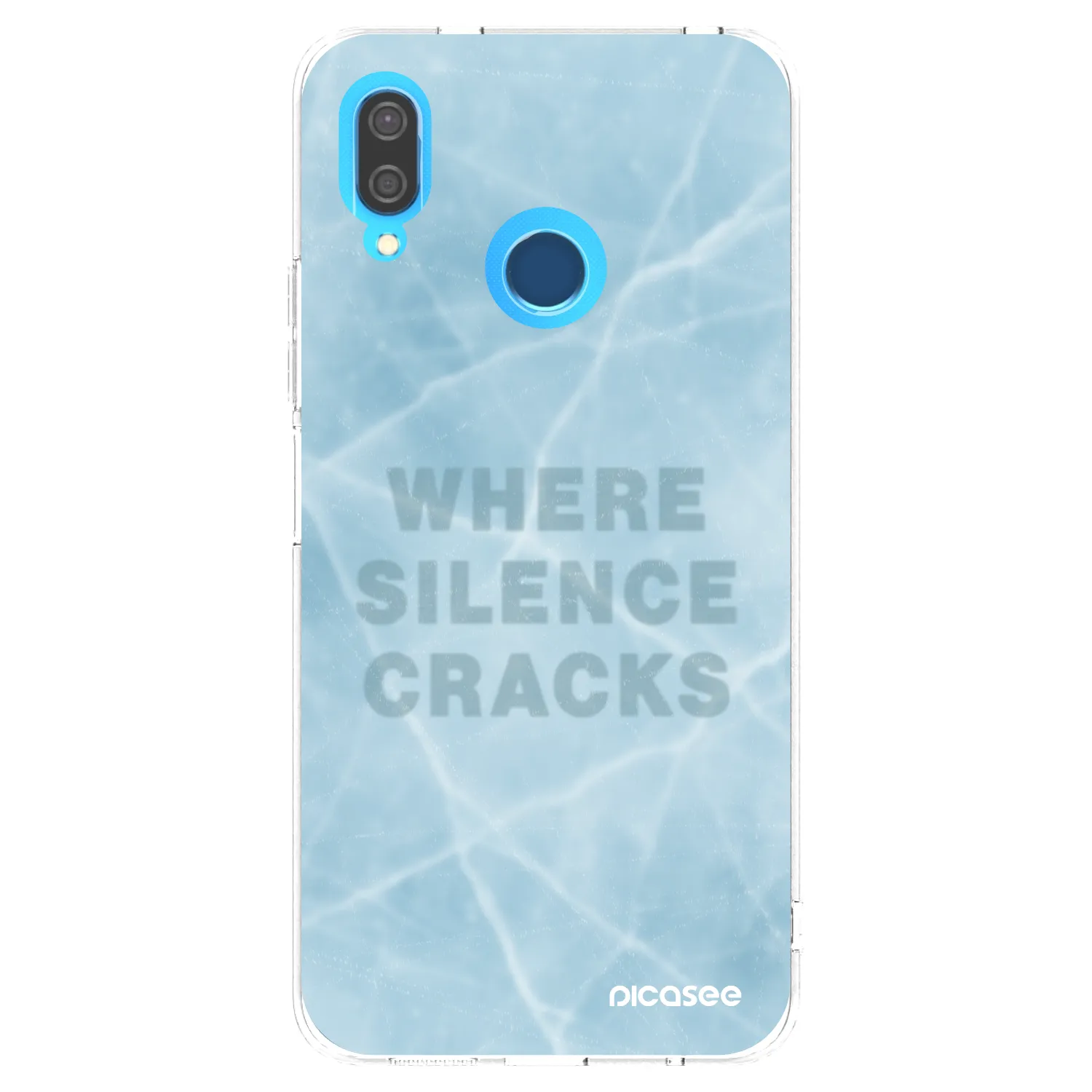 Picasee silikonski prozorni ovitek za Huawei P20 Lite - SILENCE