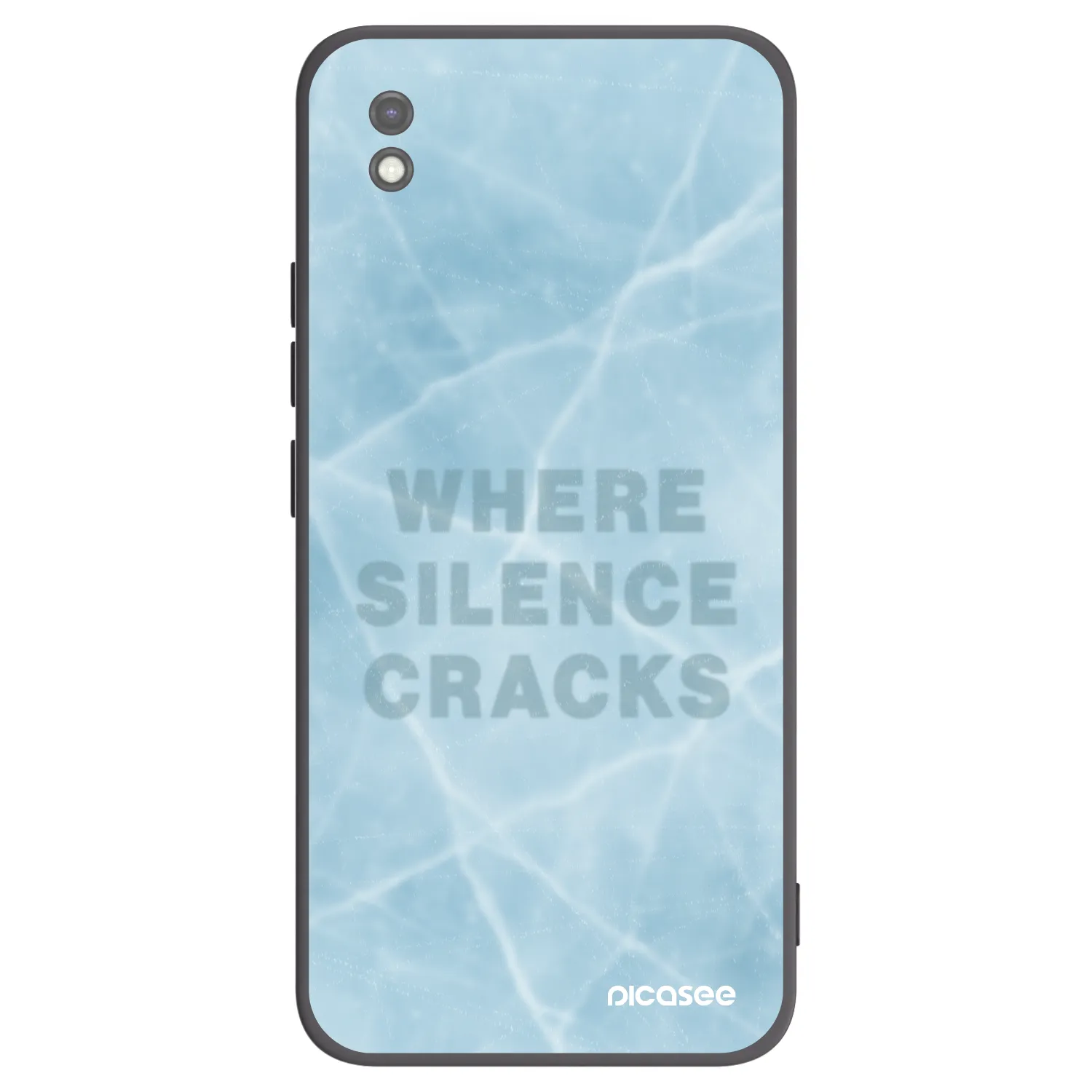 Picasee silikonski črni ovitek za Xiaomi Redmi 9AT - SILENCE