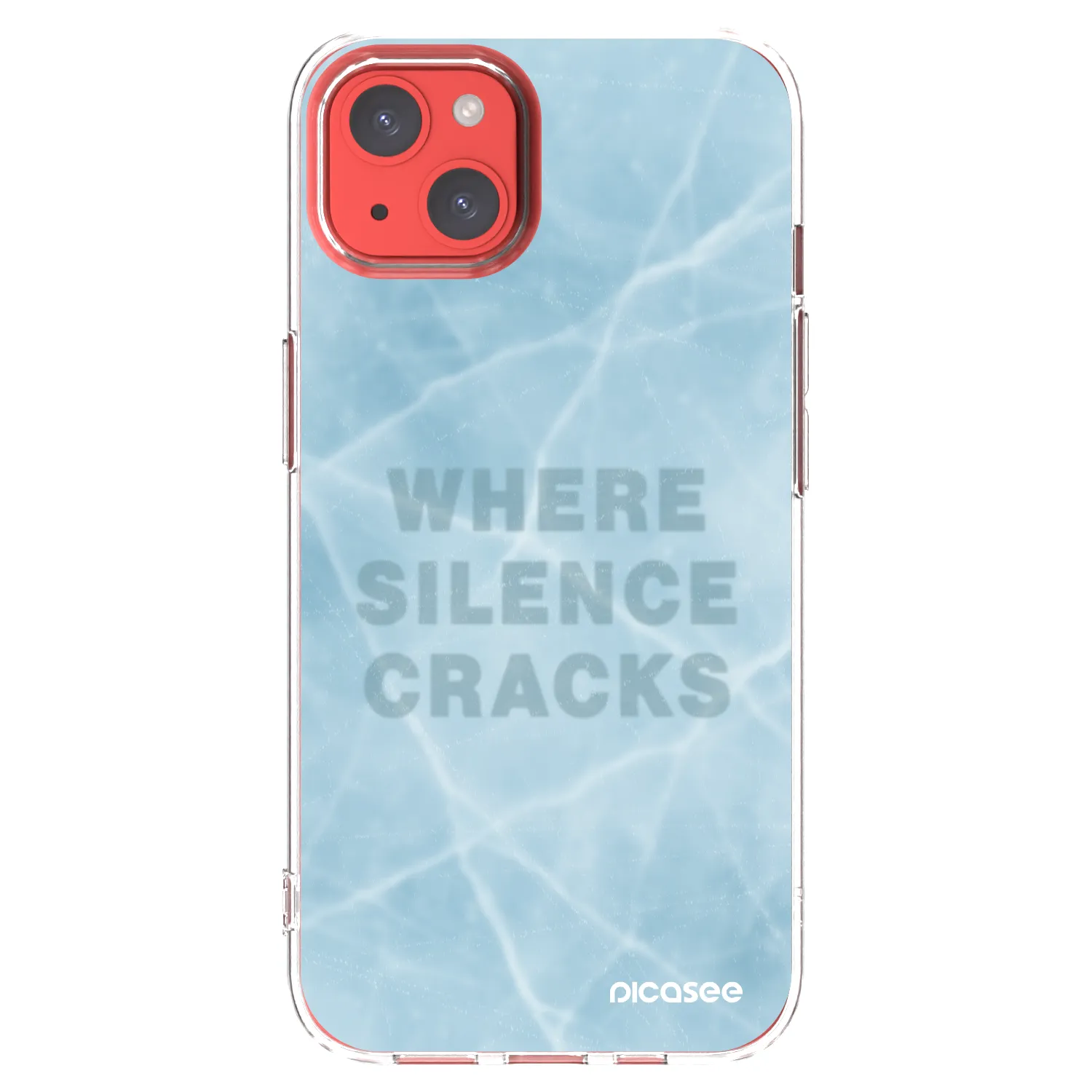 Picasee silikonski prozorni ovitek za Apple iPhone 13 - SILENCE