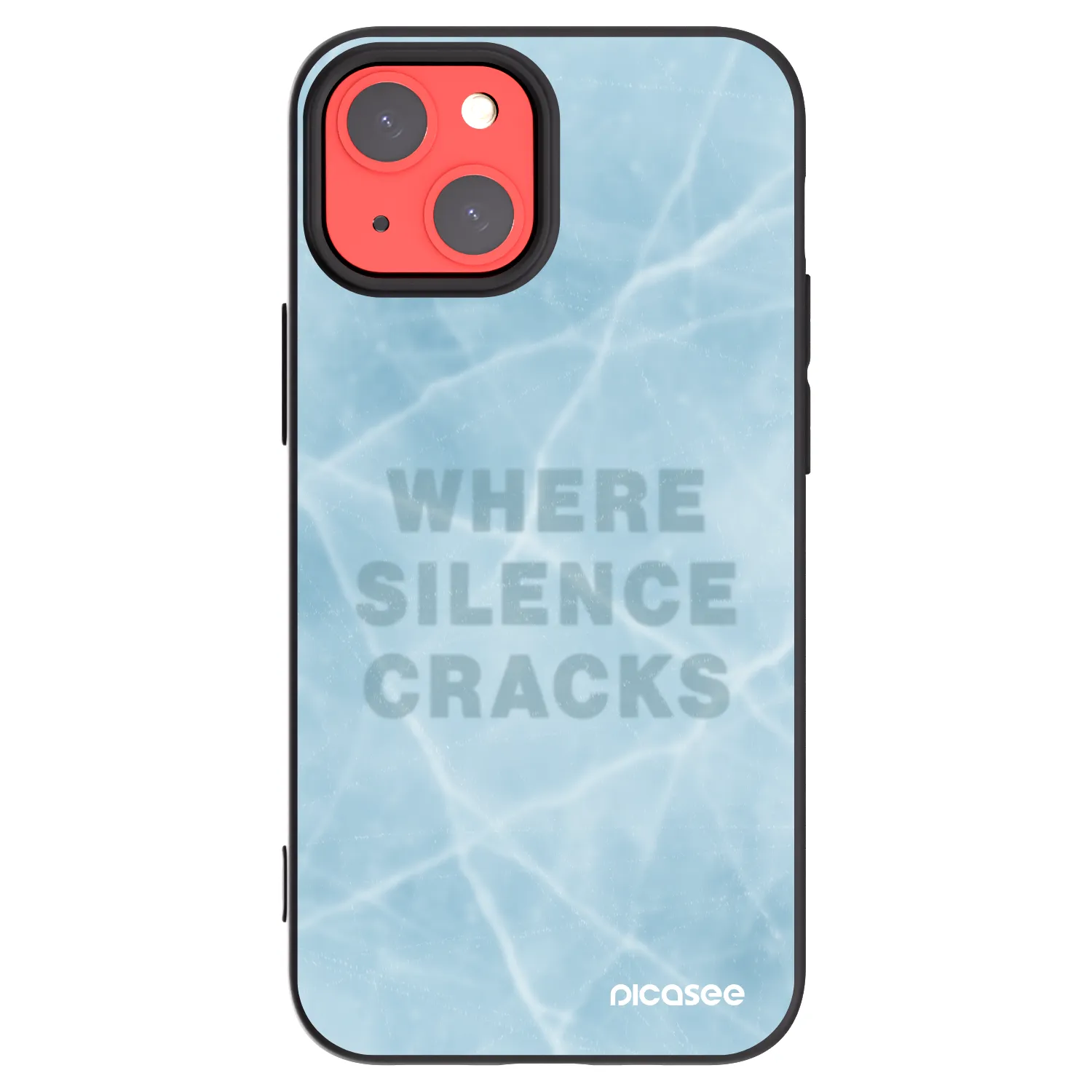 Picasee silikonski črni ovitek za Apple iPhone 13 mini - SILENCE