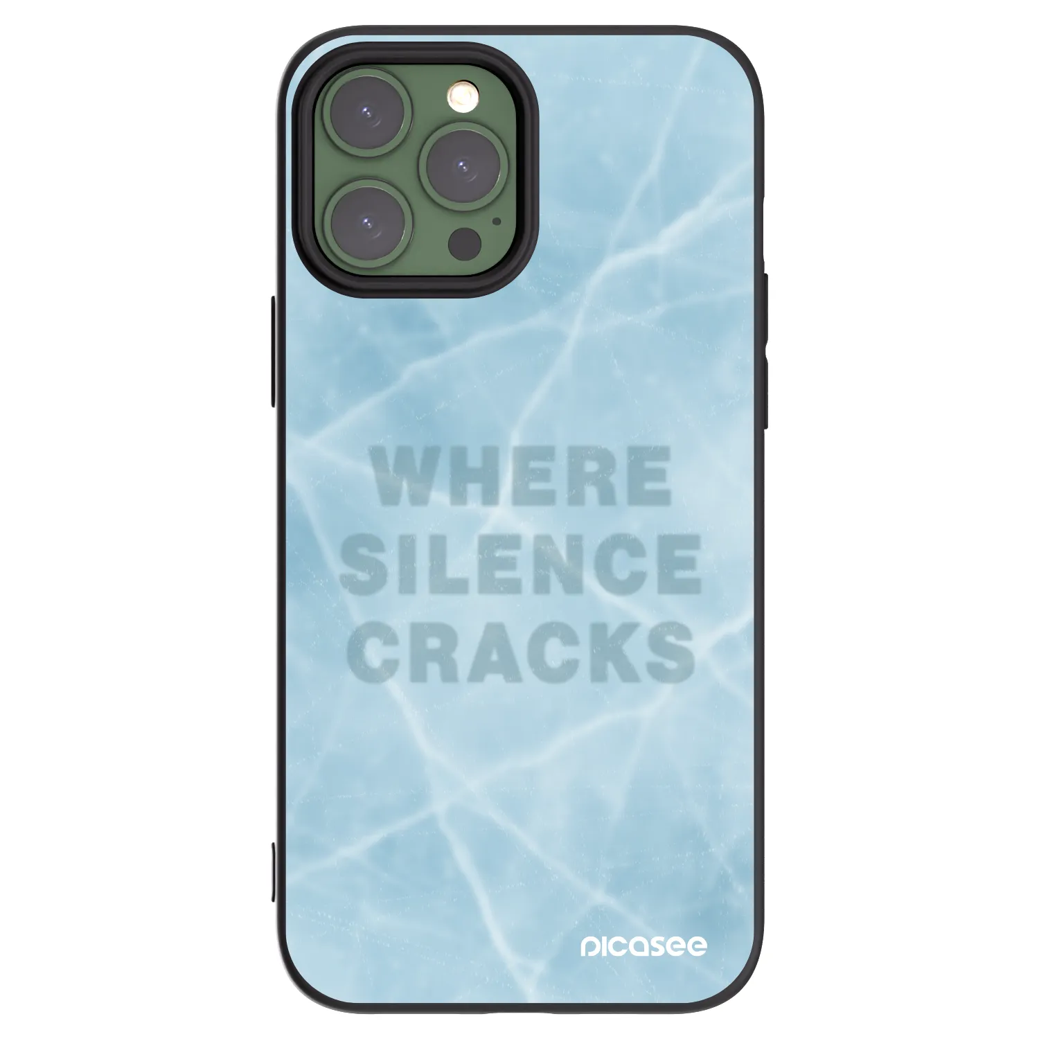 Picasee silikonski črni ovitek za Apple iPhone 13 Pro Max - SILENCE