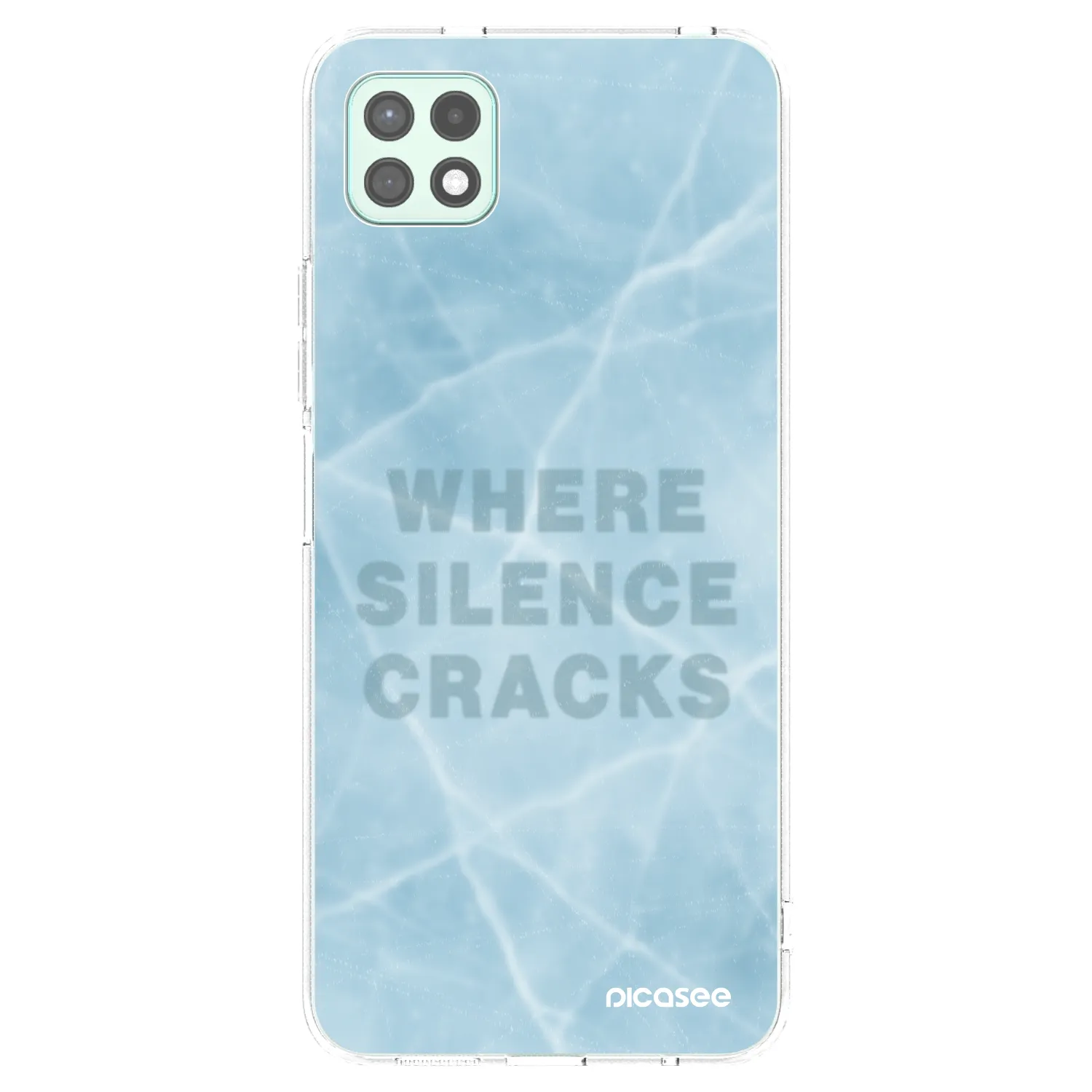 Picasee silikonski prozorni ovitek za Samsung Galaxy A22 A226B 5G - SILENCE
