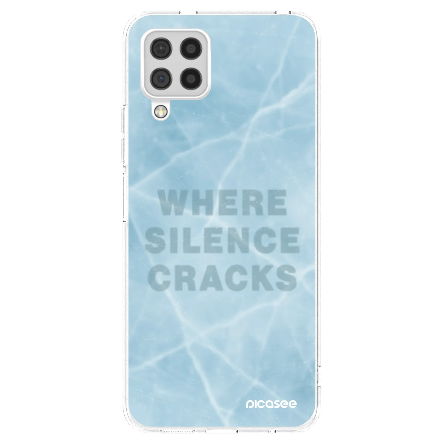 Picasee silikonski prozorni ovitek za Samsung Galaxy A22 A225F 4G - SILENCE
