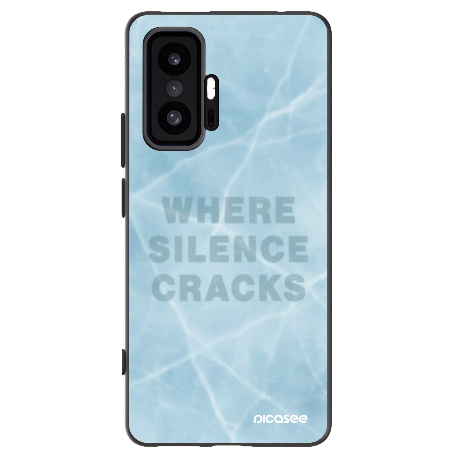 Picasee silikonski črni ovitek za Xiaomi 11T - SILENCE