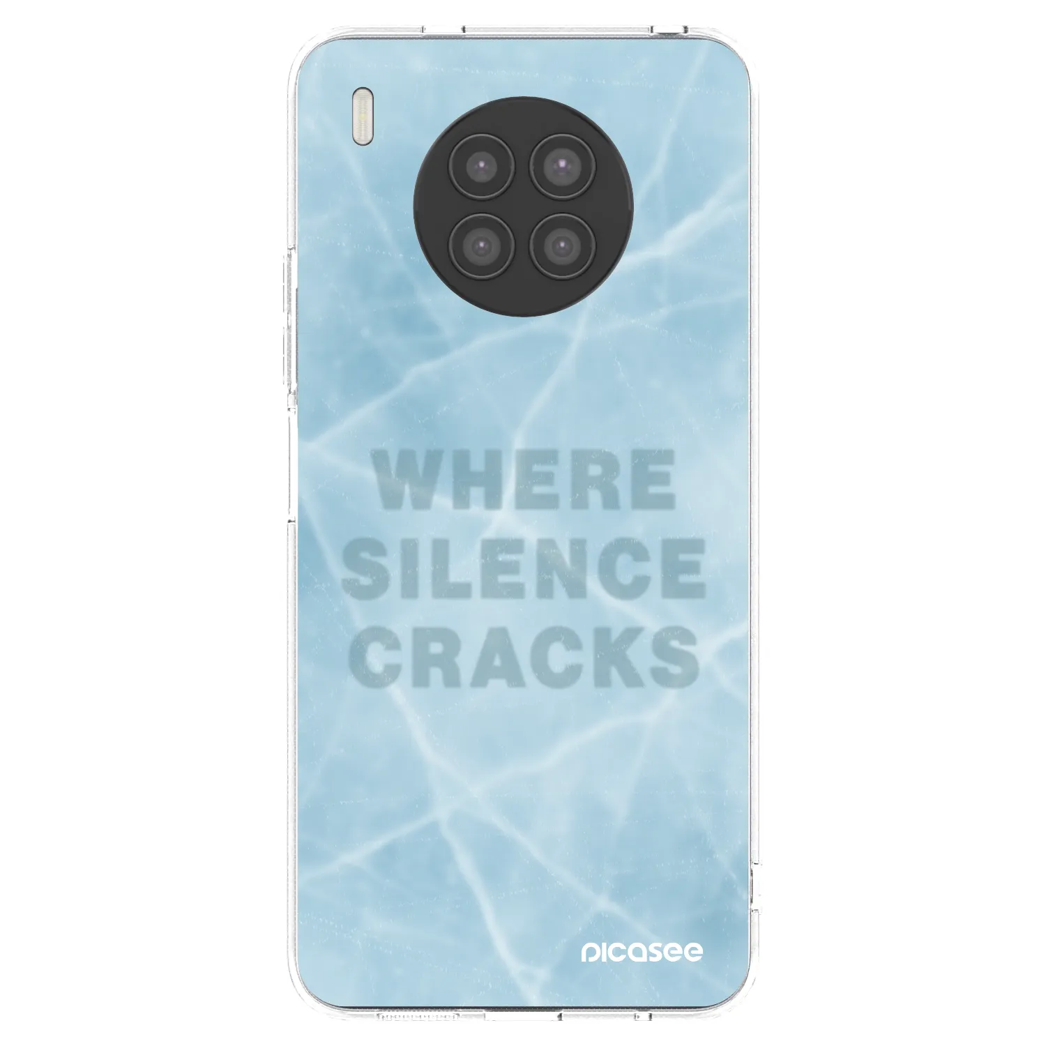 Picasee silikonski prozorni ovitek za Huawei Nova 8i - SILENCE