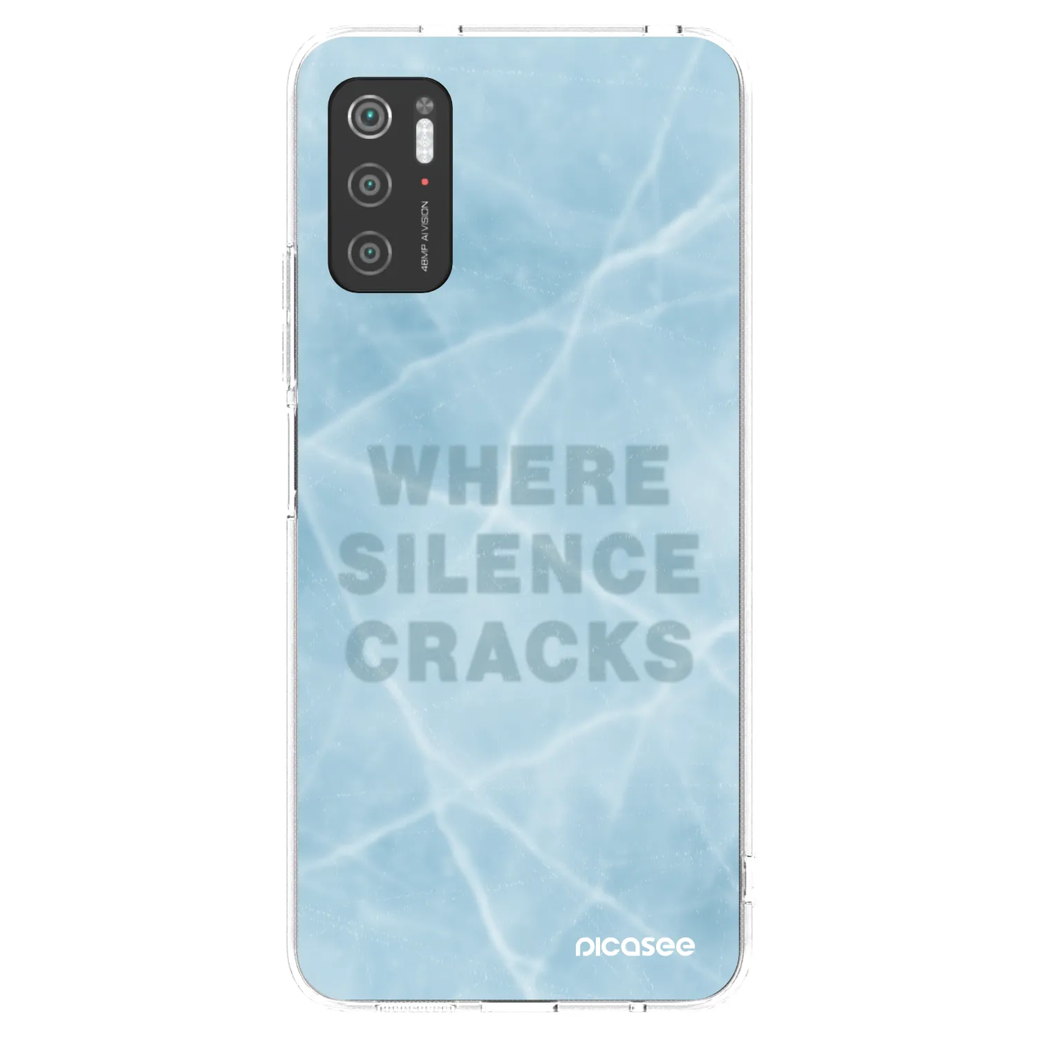 Picasee silikonski prozorni ovitek za Xiaomi Poco M3 Pro 5G - SILENCE