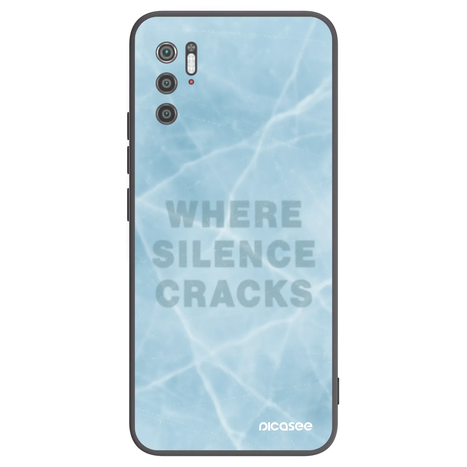 Picasee silikonski črni ovitek za Xiaomi Poco M3 Pro 5G - SILENCE