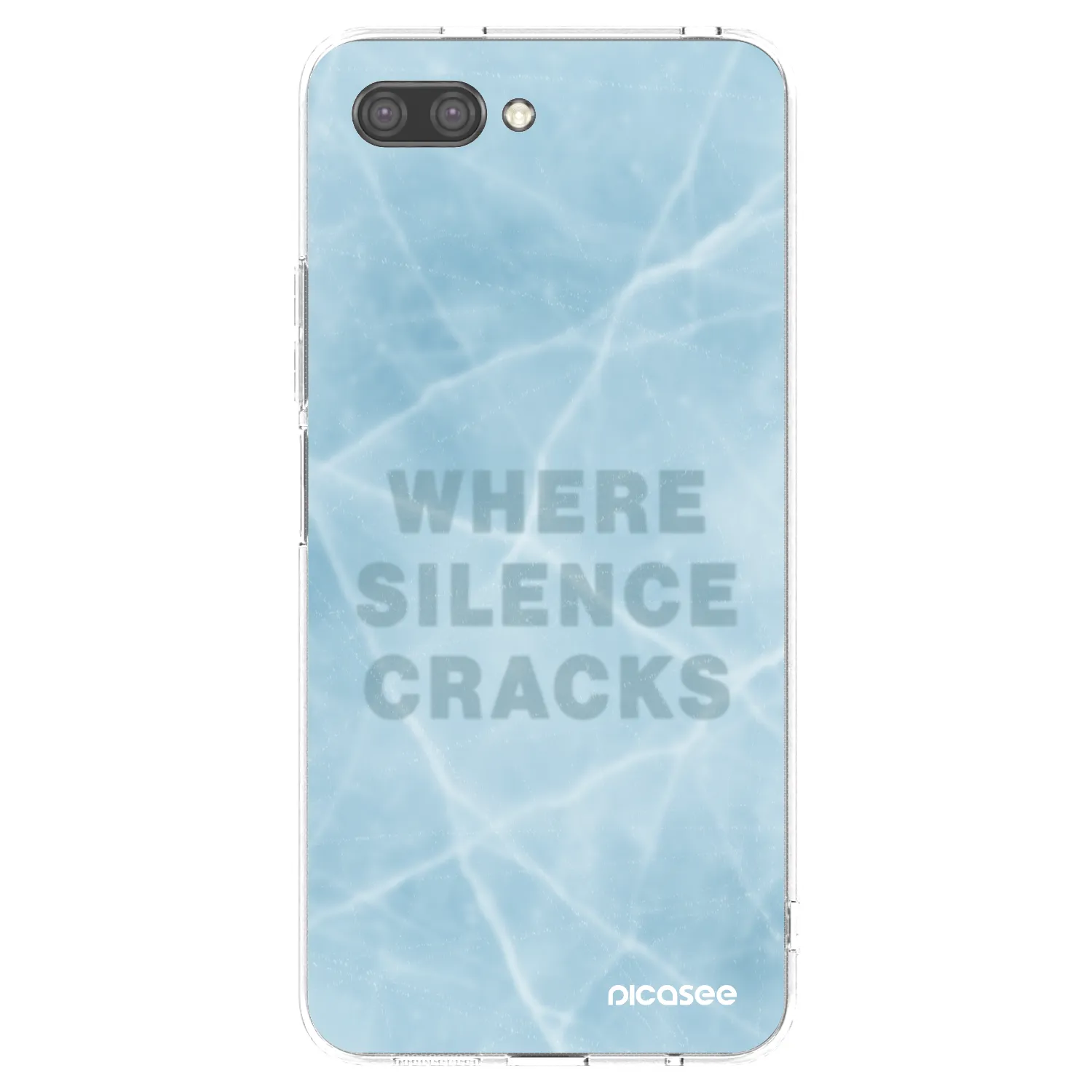Picasee silikonski prozorni ovitek za Honor 10 - SILENCE