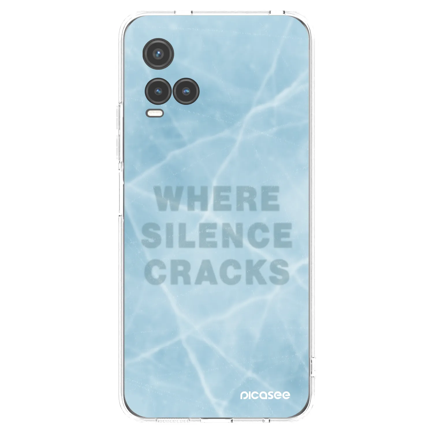 Picasee silikonski prozorni ovitek za Vivo Y33s - SILENCE