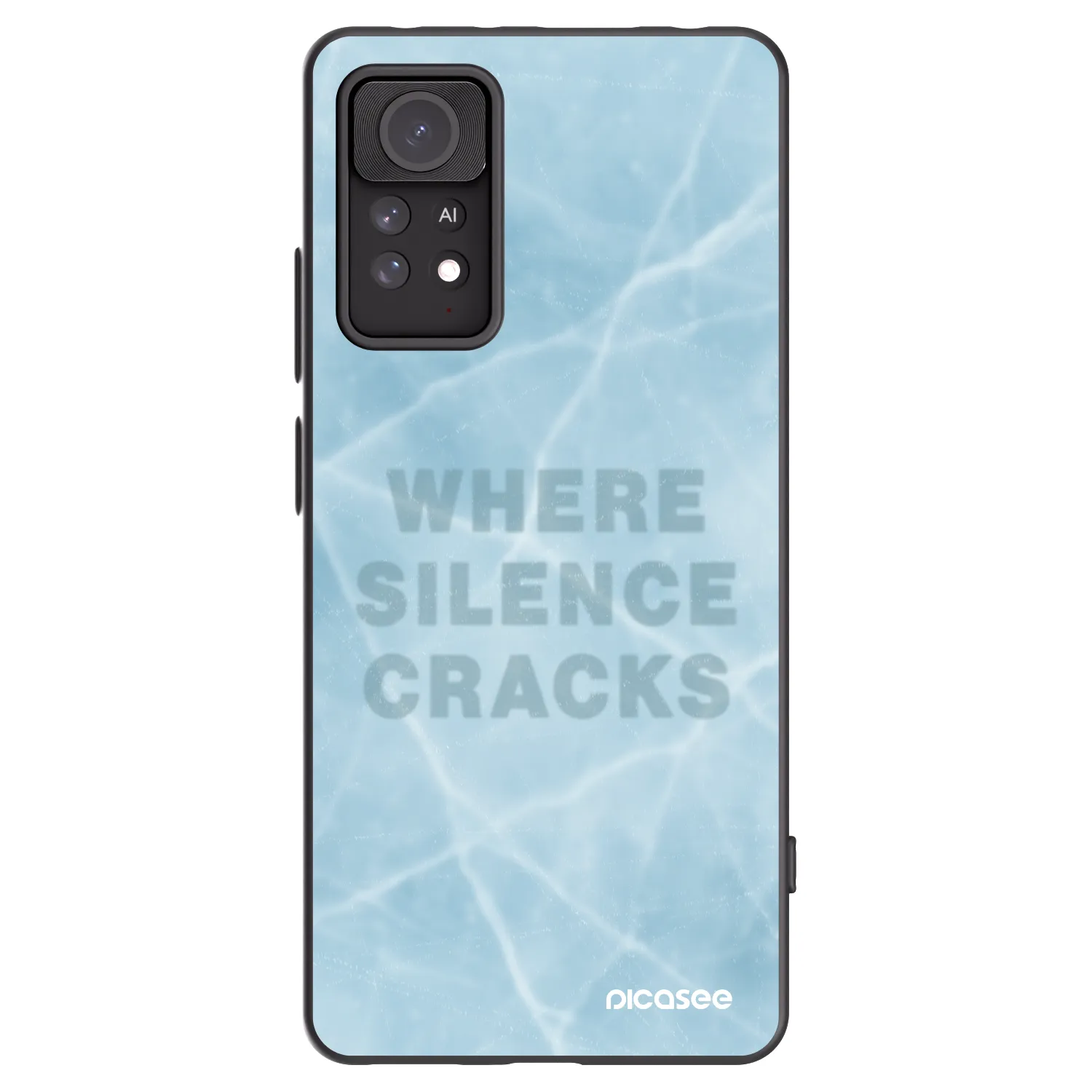 Picasee silikonski črni ovitek za Xiaomi Redmi Note 11 Pro - SILENCE