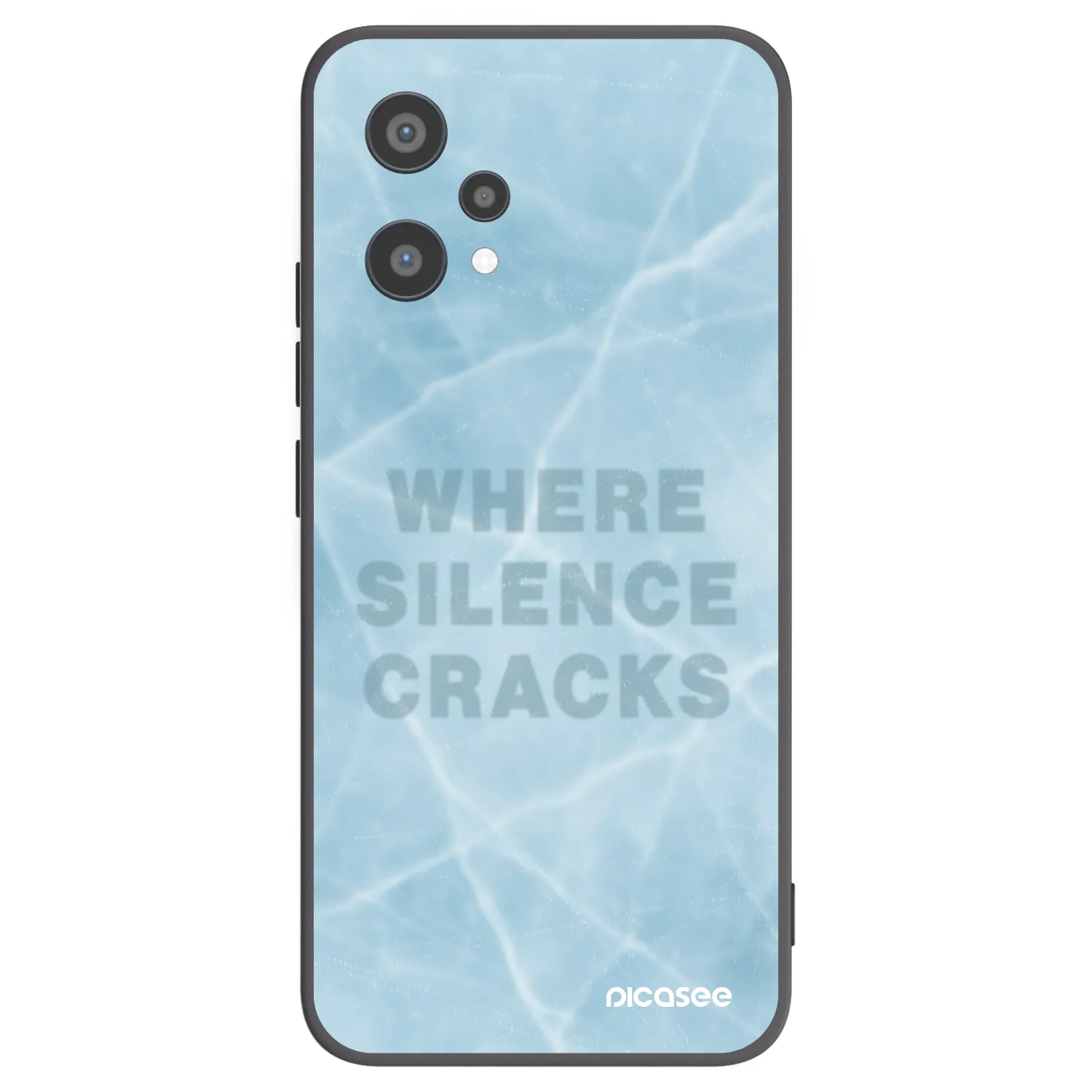 Picasee silikonski črni ovitek za Realme 9 Pro 5G - SILENCE