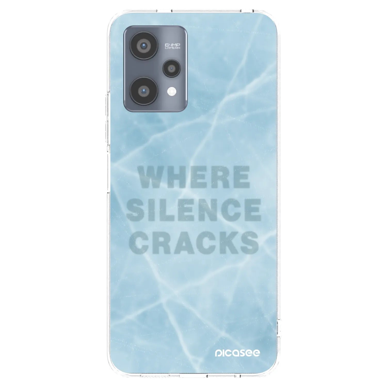 Picasee silikonski prozorni ovitek za Realme 9 Pro 5G - SILENCE