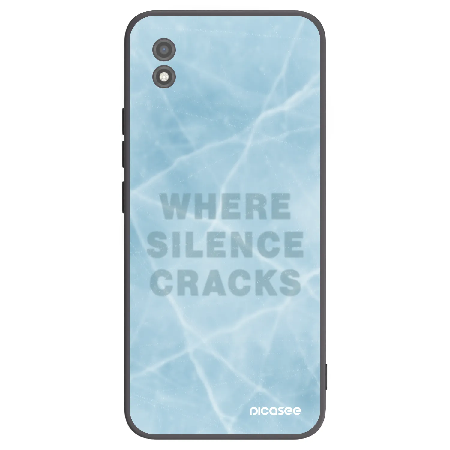 Picasee silikonski črni ovitek za Realme C11 (2021) - SILENCE