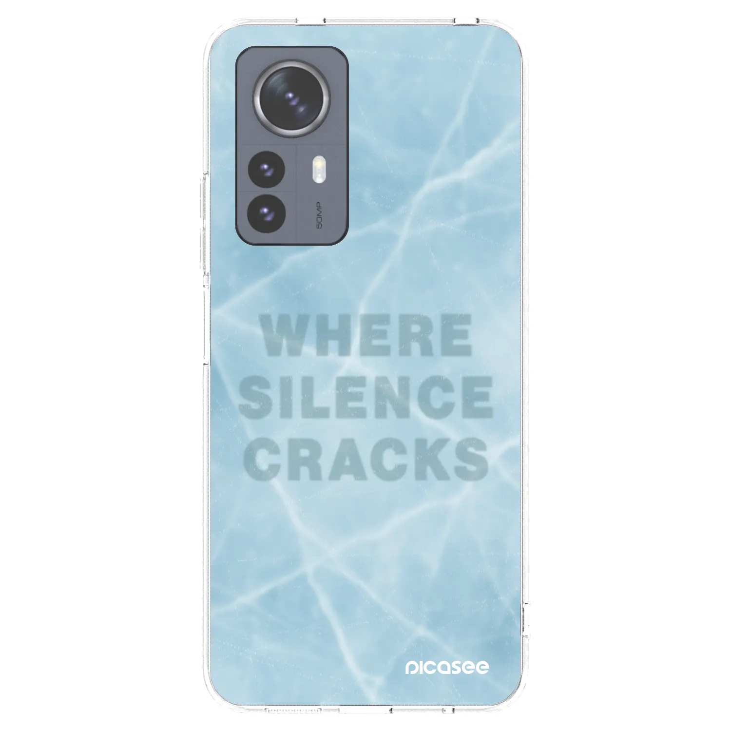 Picasee silikonski prozorni ovitek za Xiaomi 12 Pro - SILENCE