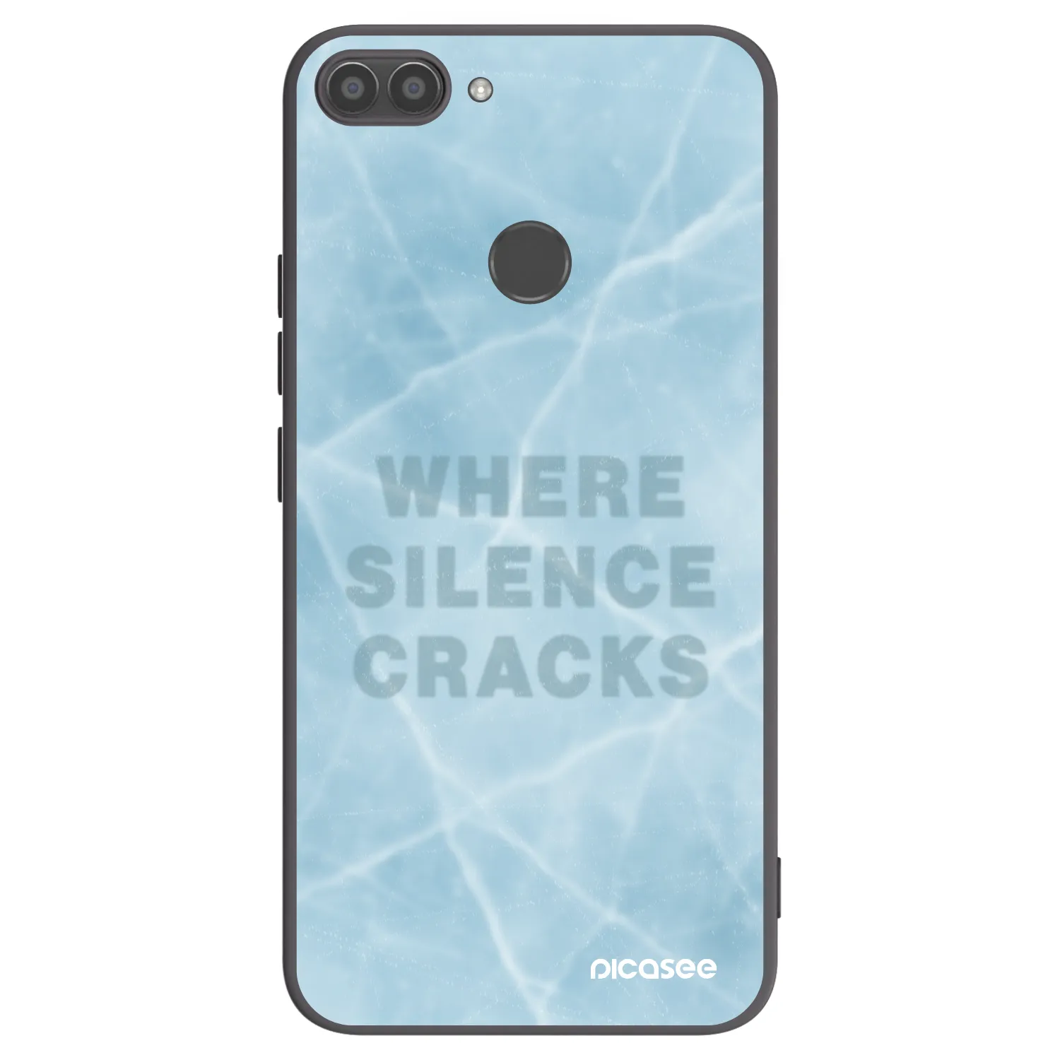 Picasee silikonski črni ovitek za Huawei P Smart - SILENCE