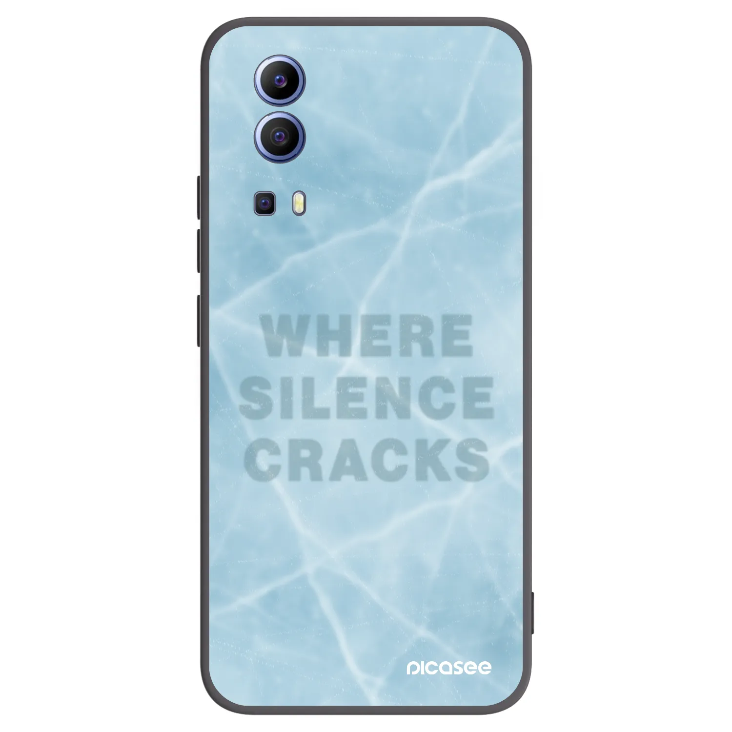 Picasee silikonski črni ovitek za Vivo Y52 5G - SILENCE