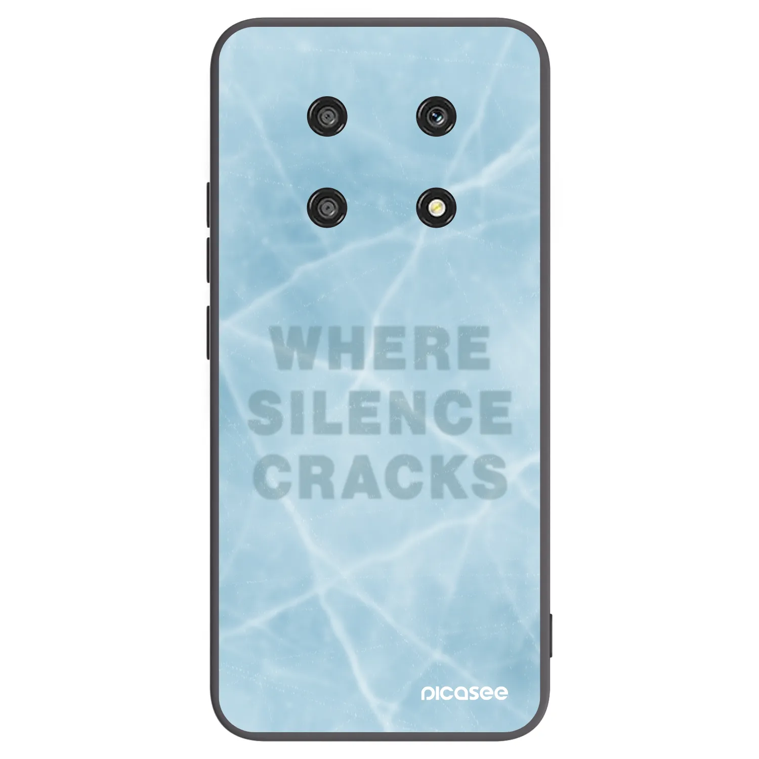 Picasee silikonski črni ovitek za Honor Magic4 Lite 5G - SILENCE