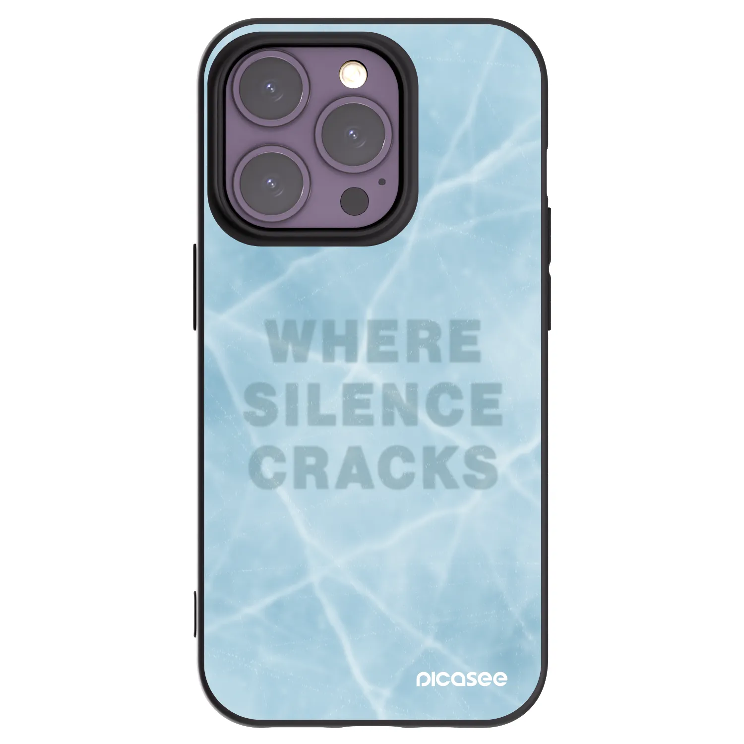 Picasee silikonski črni ovitek za Apple iPhone 14 Pro - SILENCE