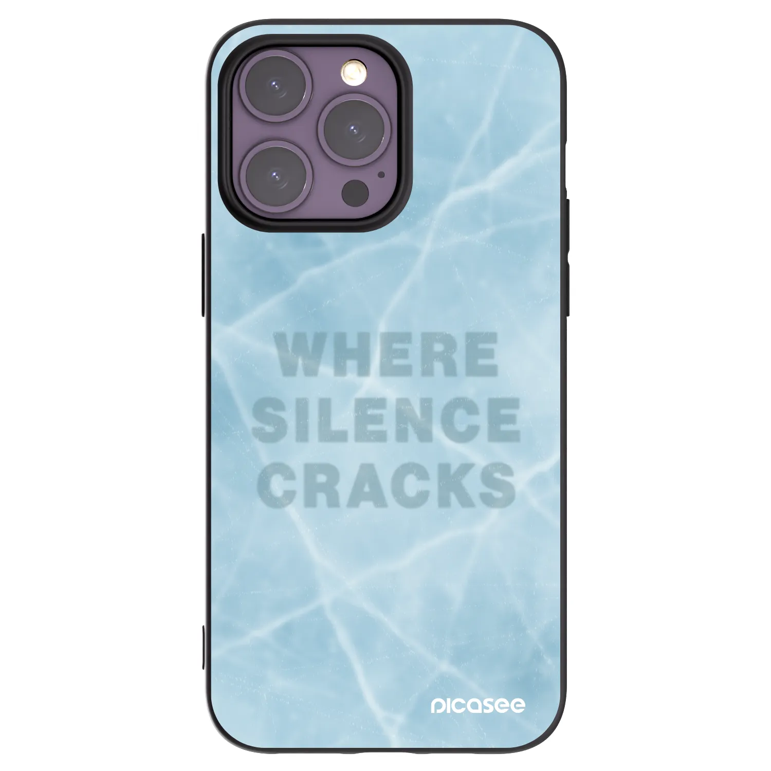 Picasee silikonski črni ovitek za Apple iPhone 14 Pro Max - SILENCE