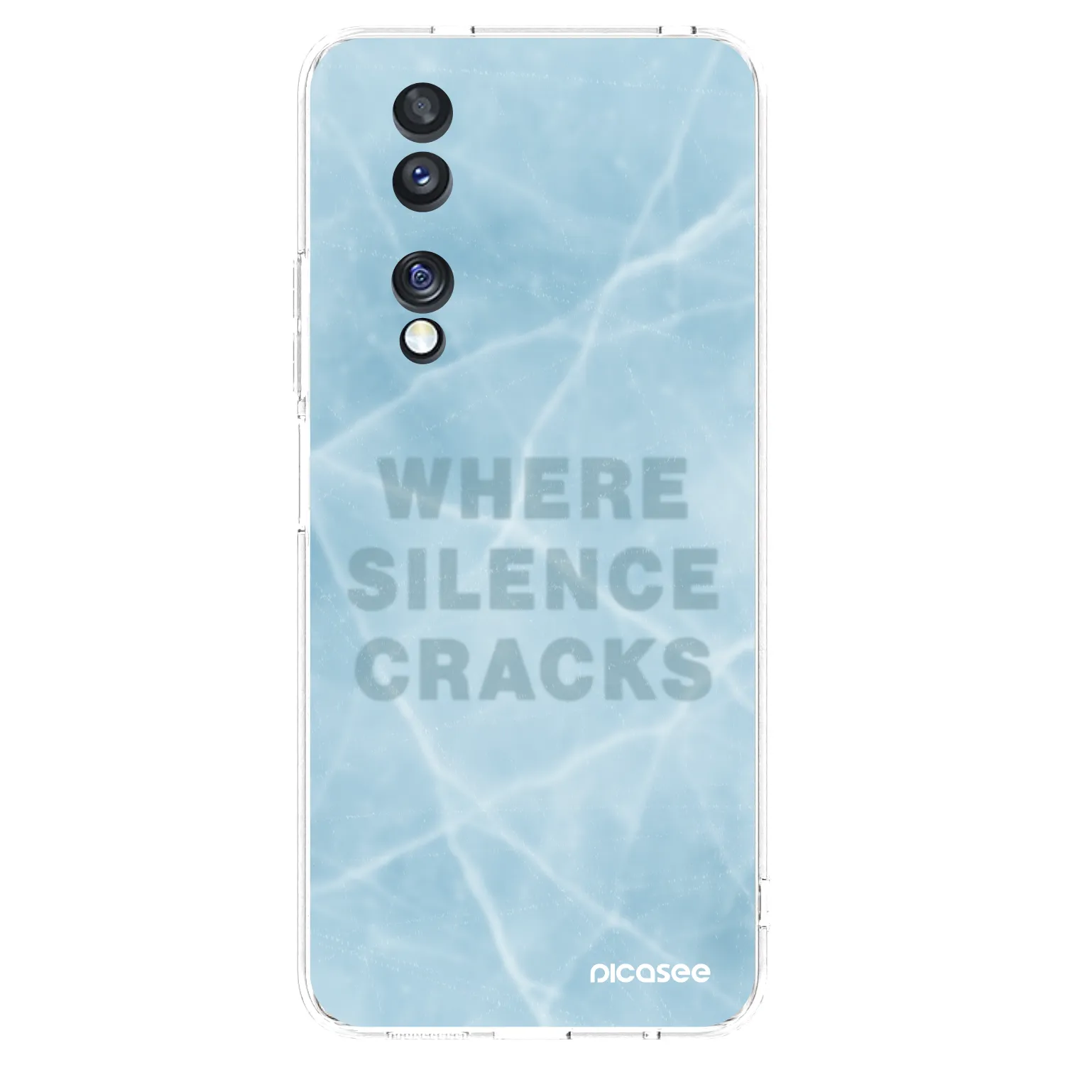 Picasee silikonski prozorni ovitek za Honor 70 - SILENCE