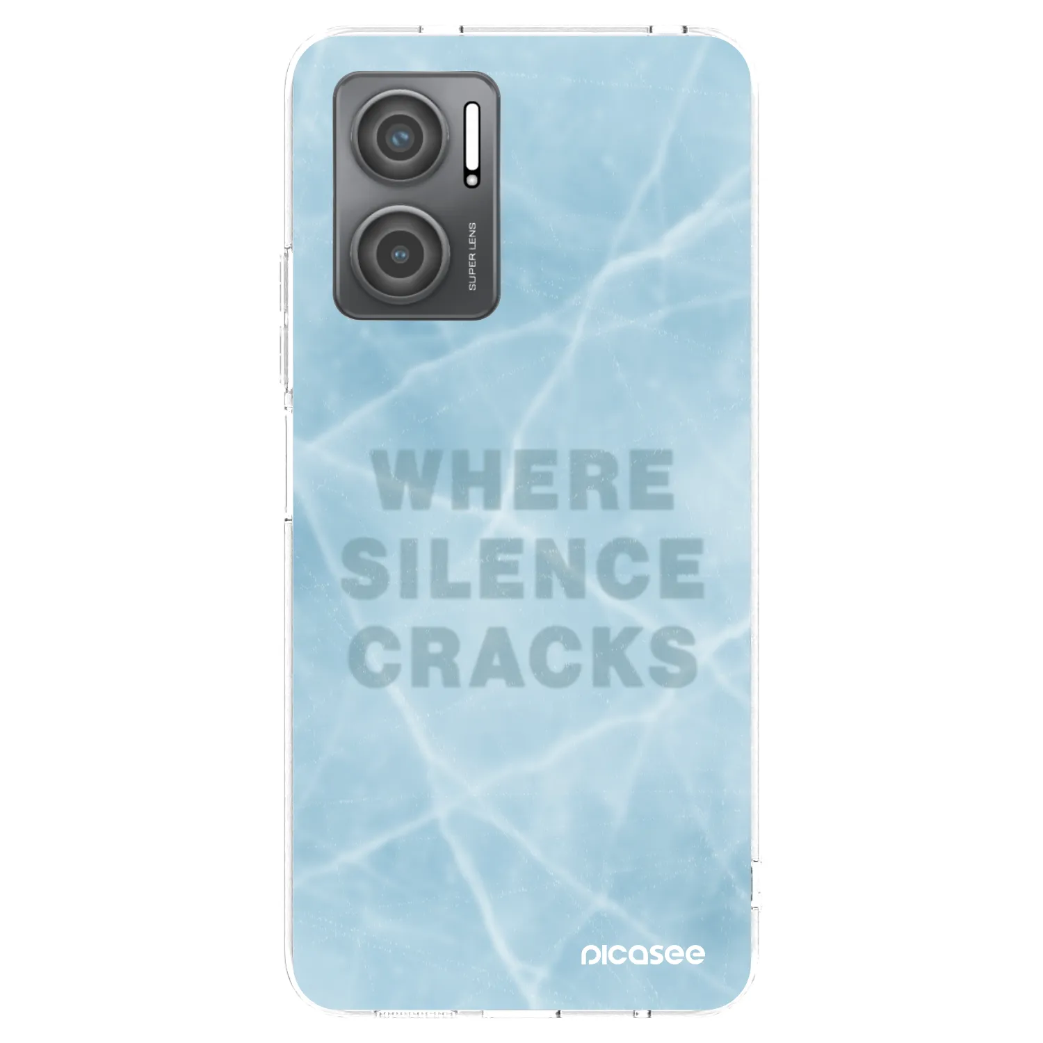 Picasee silikonski prozorni ovitek za Xiaomi Redmi 10 5G - SILENCE