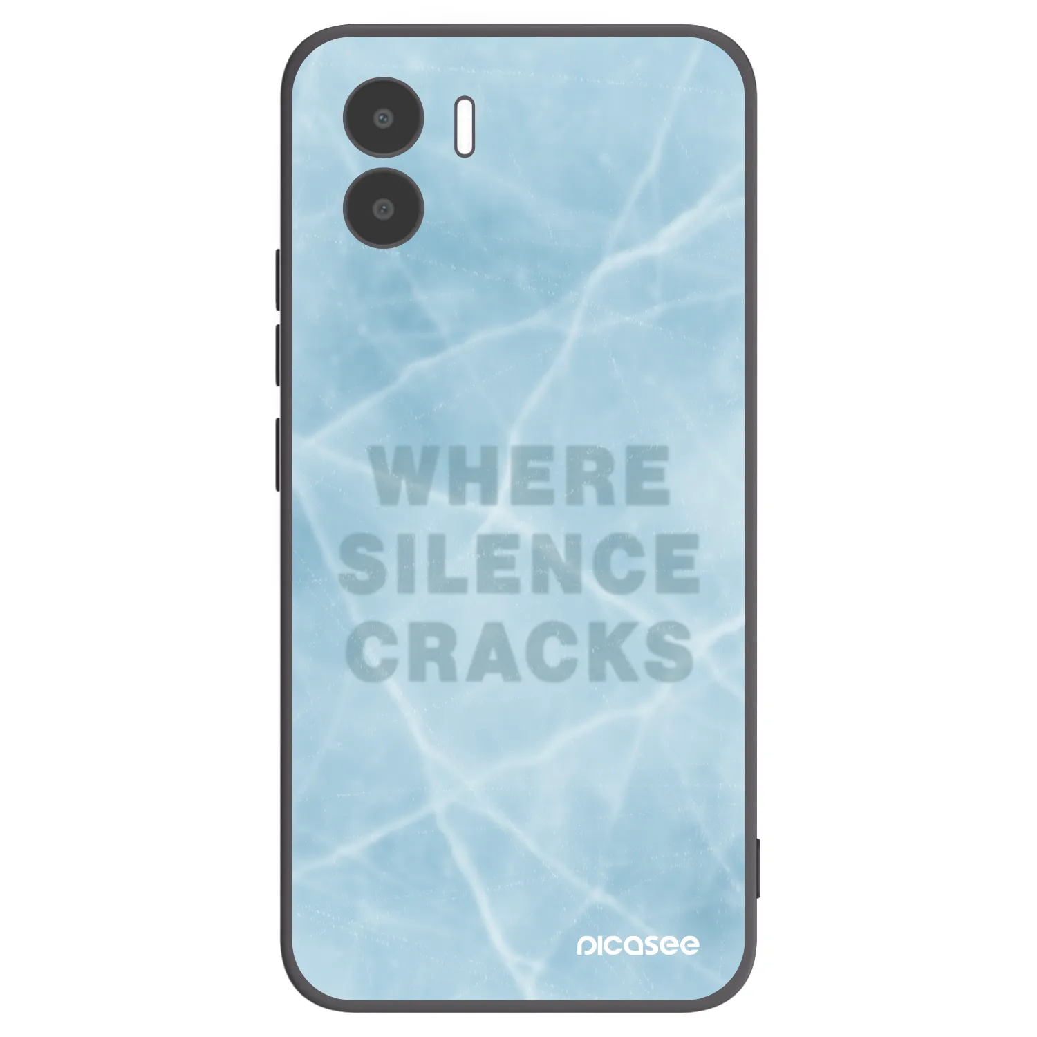 Picasee silikonski črni ovitek za Xiaomi Redmi A1 - SILENCE