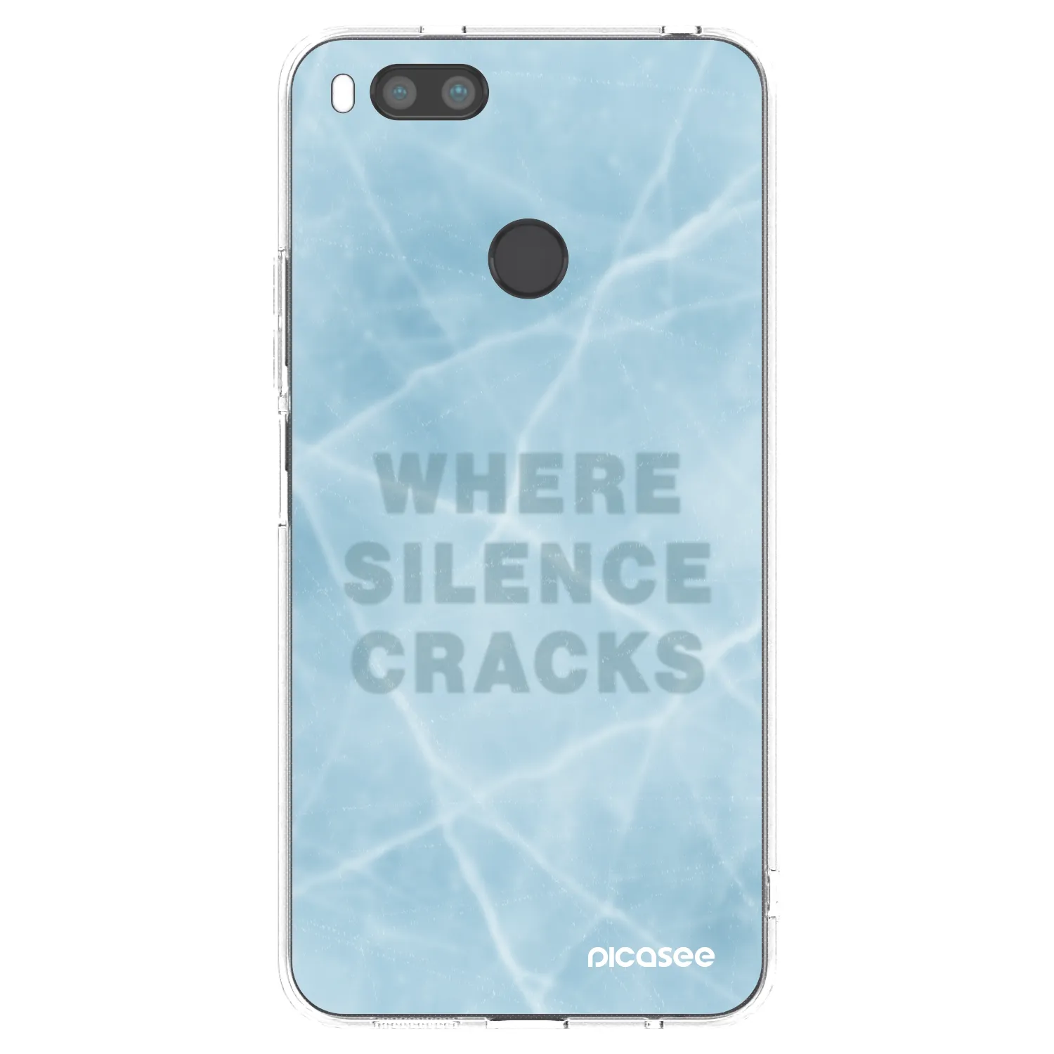 Picasee silikonski prozorni ovitek za Xiaomi Redmi A1 - SILENCE