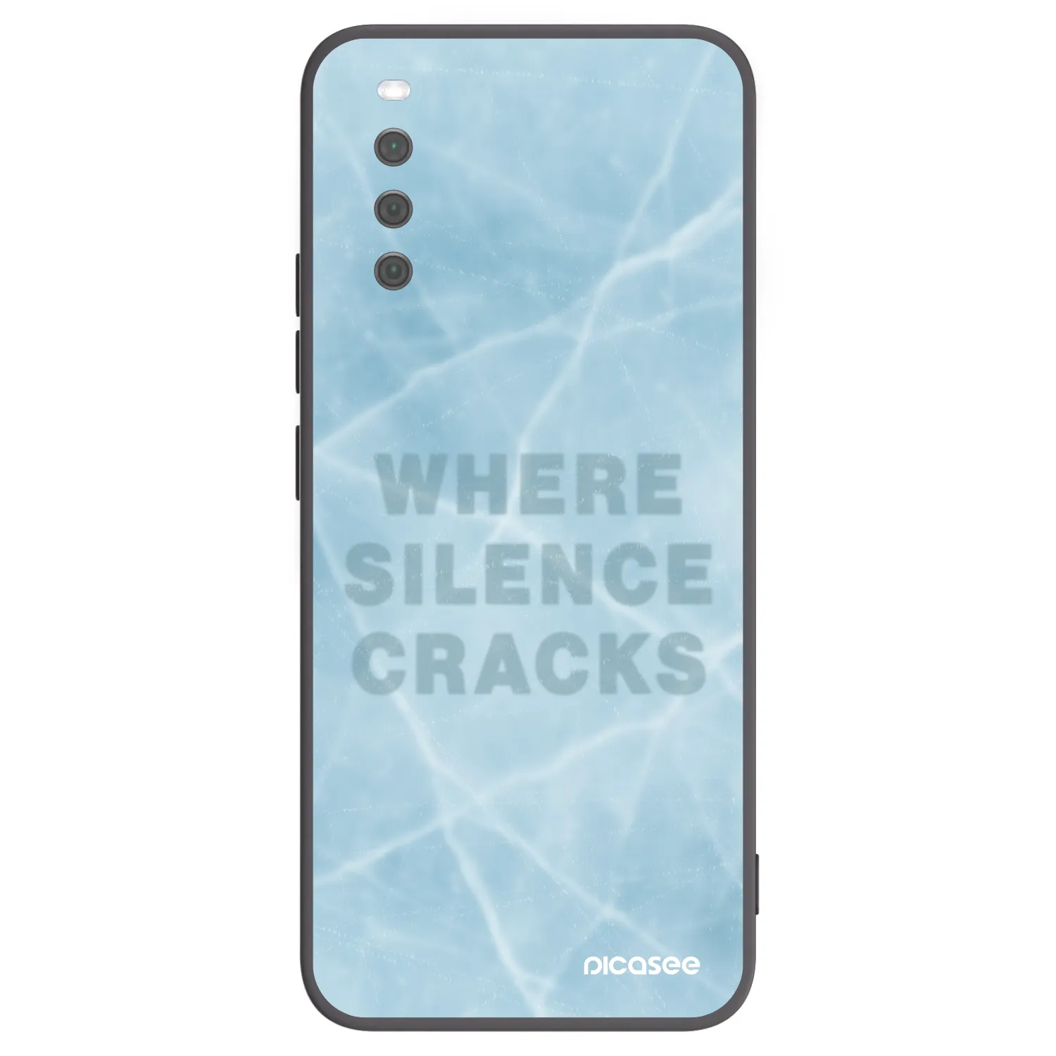 Picasee silikonski črni ovitek za Sony Xperia 10 III - SILENCE