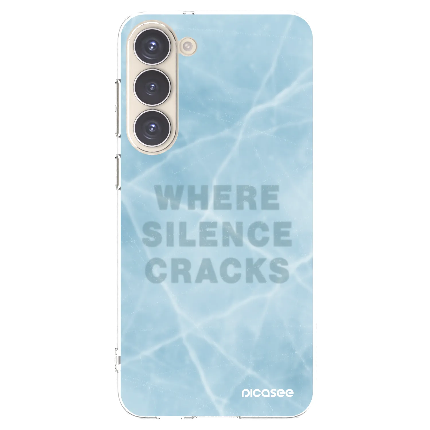 Picasee silikonski prozorni ovitek za Samsung Galaxy S23+ 5G - SILENCE