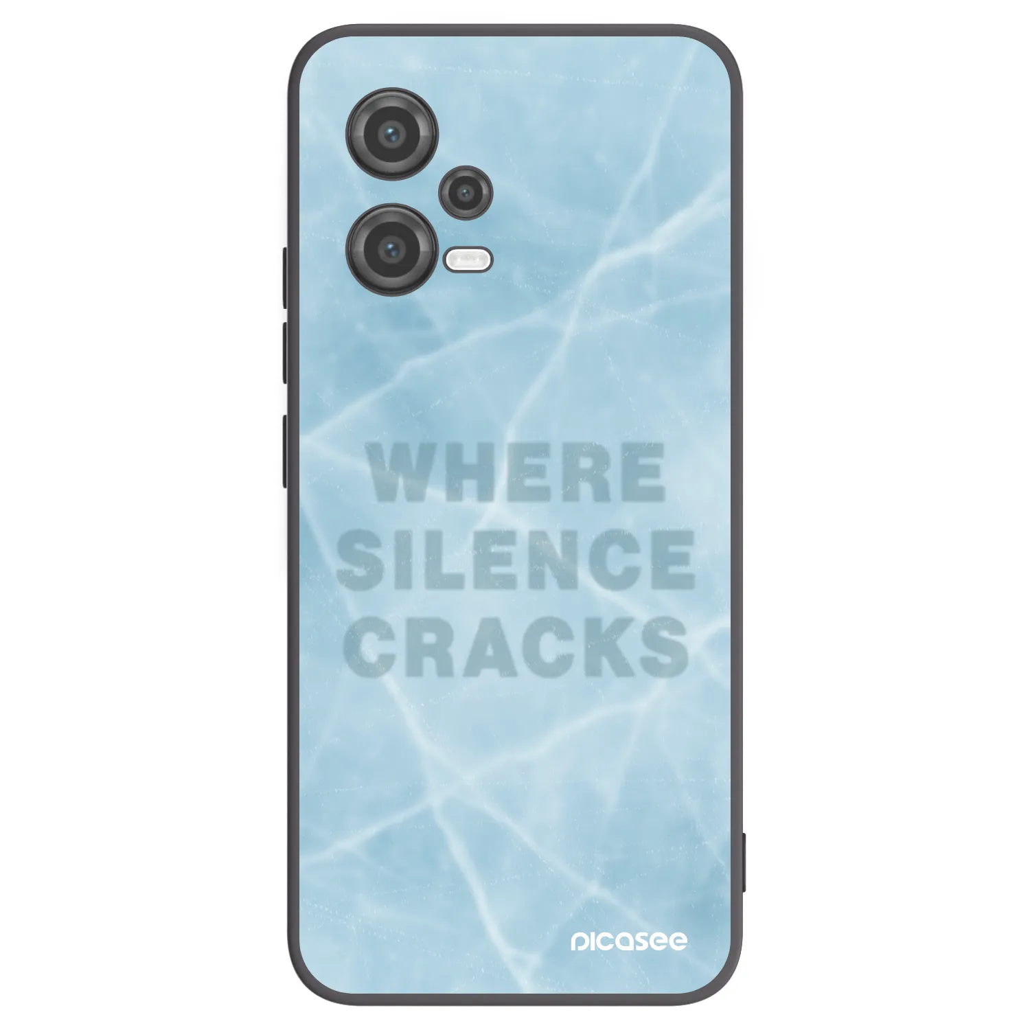 Picasee silikonski črni ovitek za Xiaomi Poco X5 - SILENCE