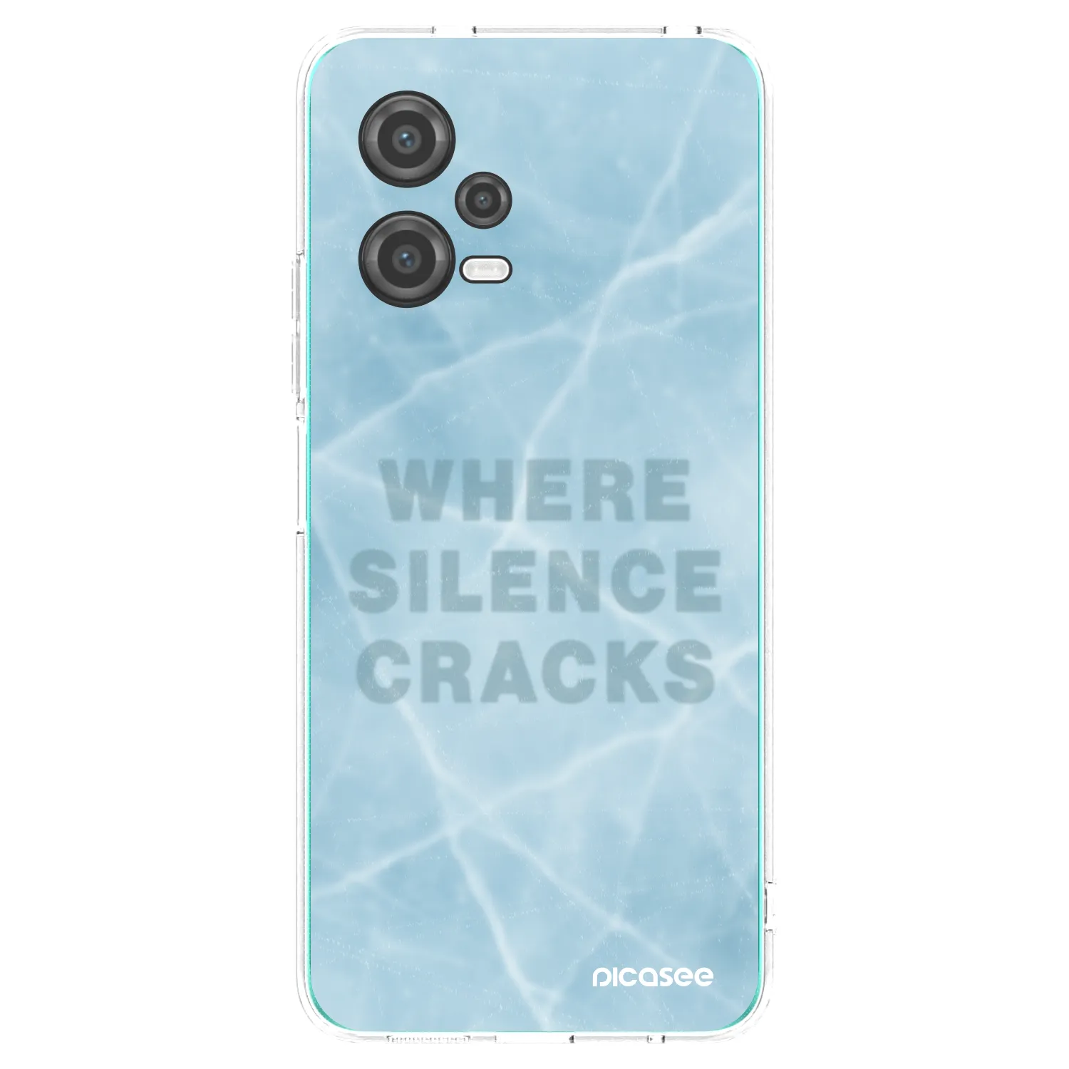Picasee silikonski prozorni ovitek za Xiaomi Poco X5 - SILENCE