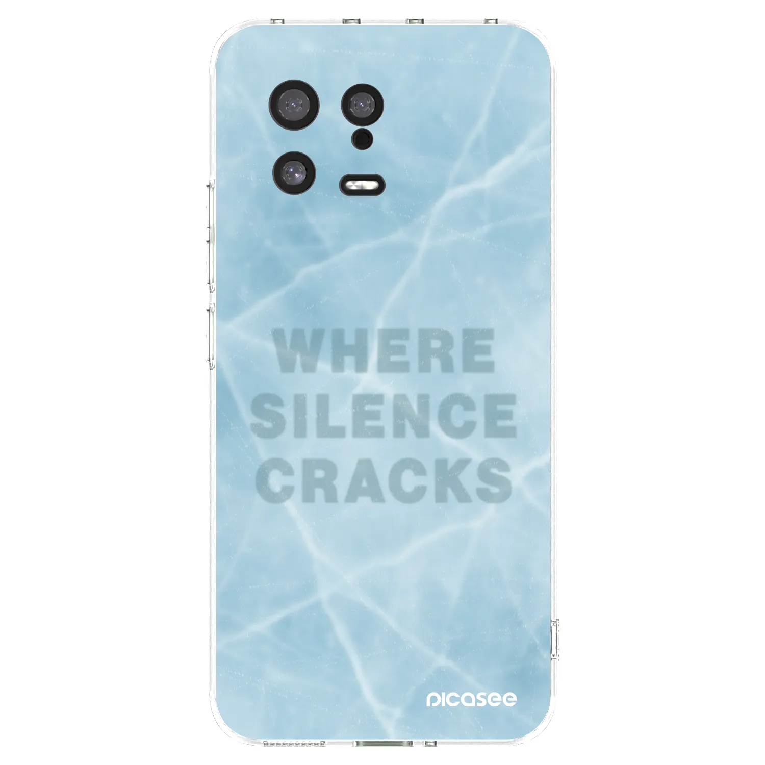 Picasee silikonski prozorni ovitek za Xiaomi 13 - SILENCE