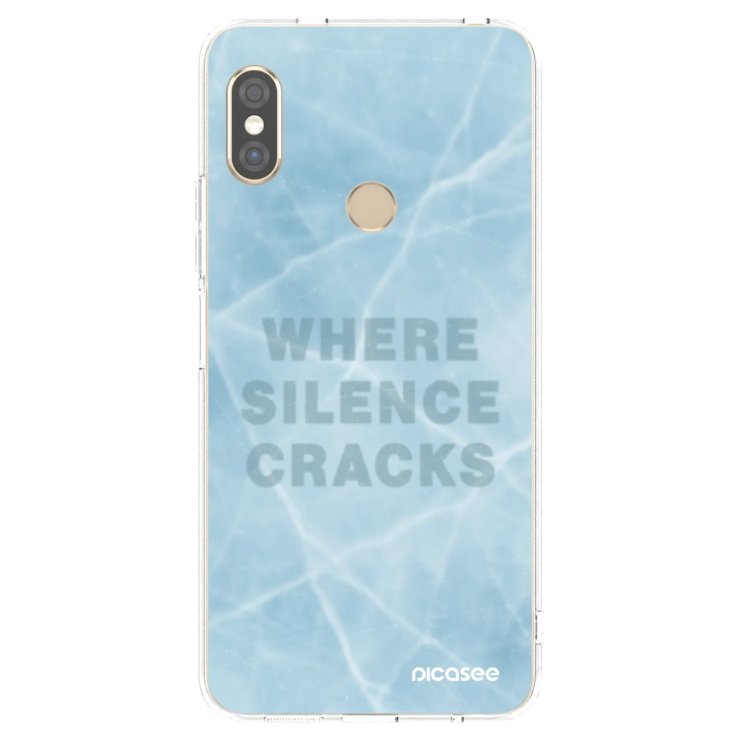 Picasee silikonski prozorni ovitek za Xiaomi Redmi Note 5 Global - SILENCE